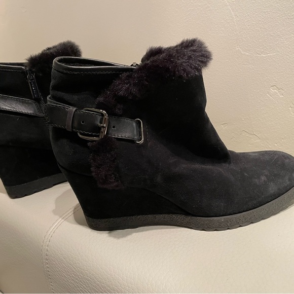 Aquatalia Winter Wedge Booties 40 - Picture 2 of 7